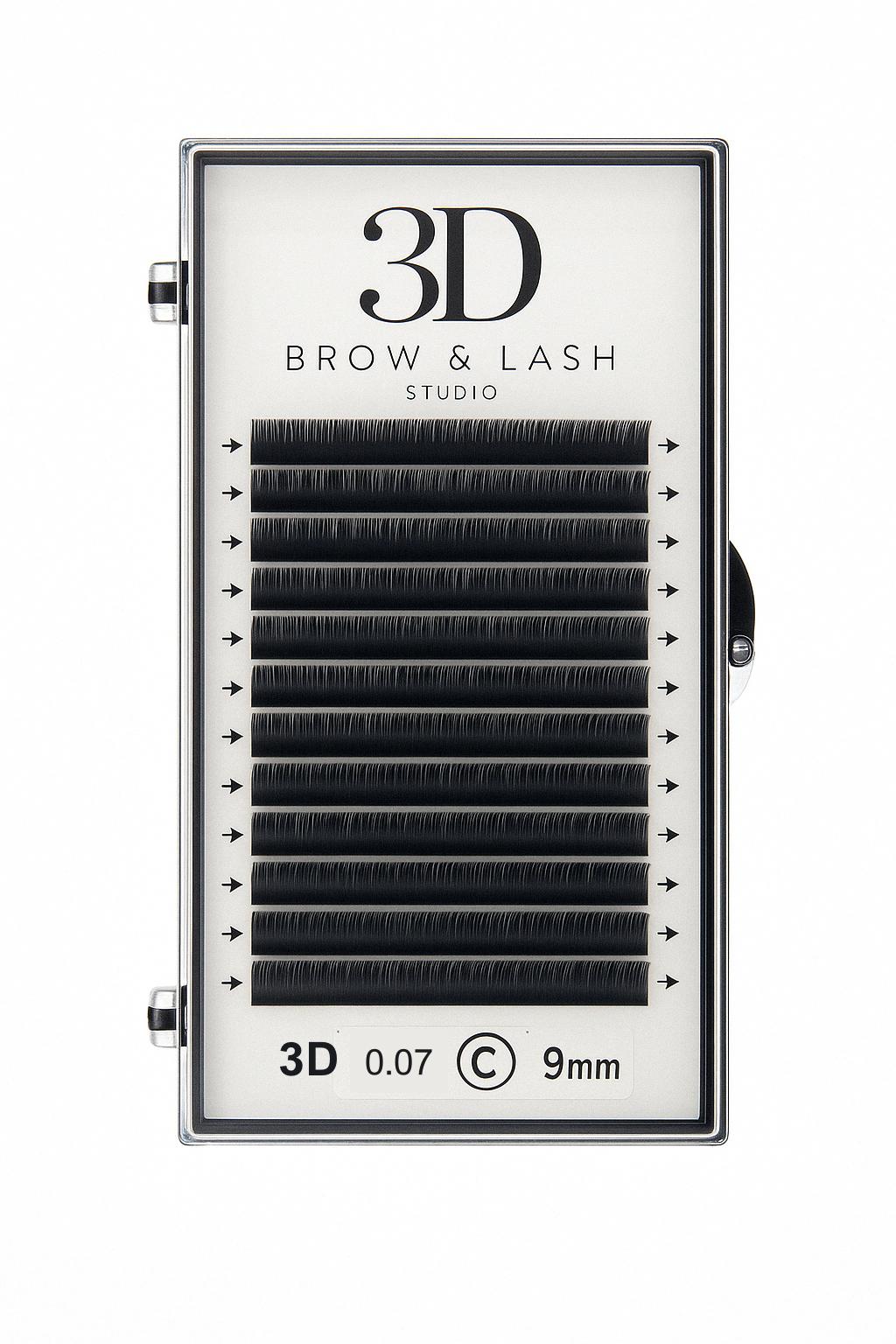 3D Brow & Lash Studio 3D Volume Lash Fans/Pestañas Volumen Abánicos 3D