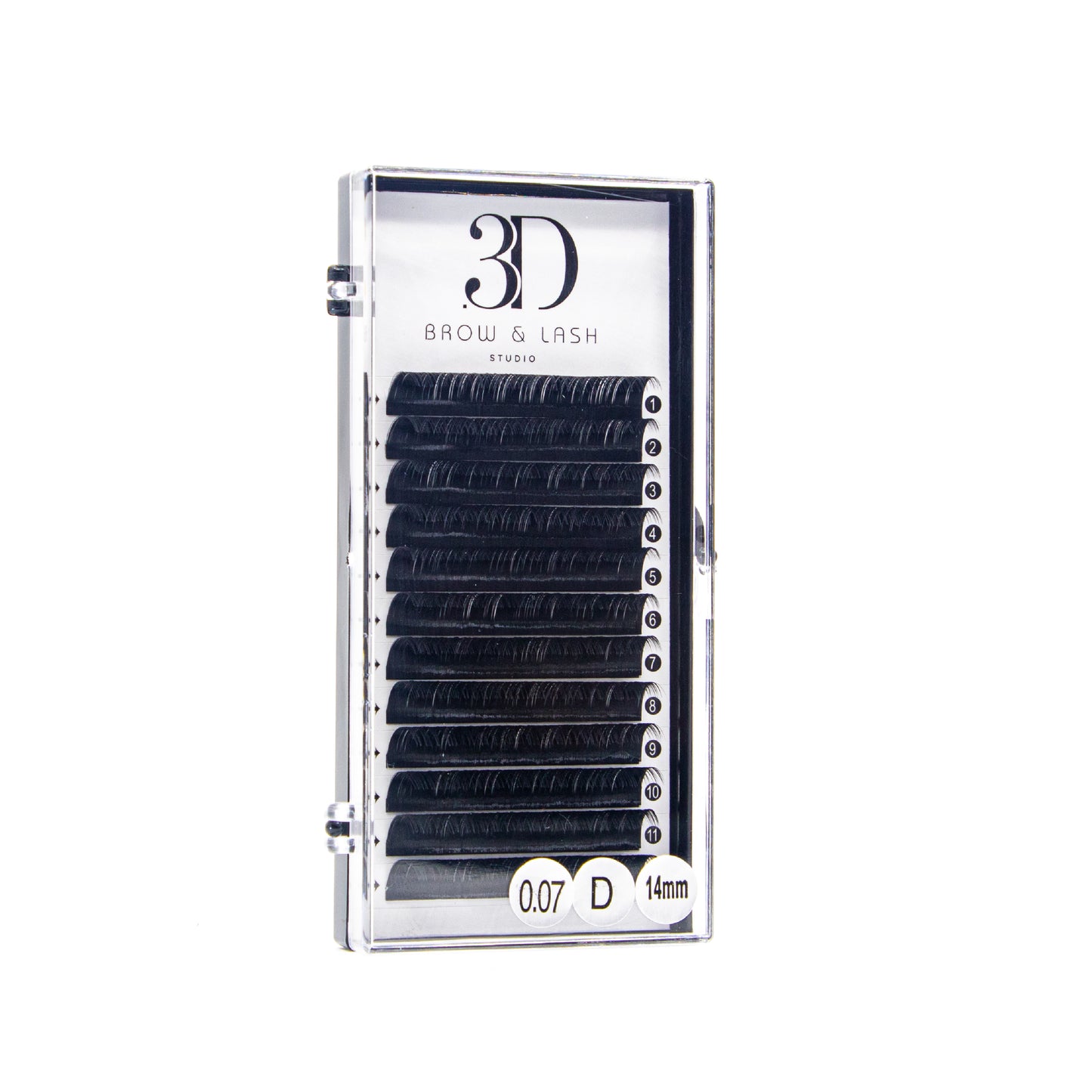 D Curl 3D Volume Lashes /Pestañas Volumen 3D D Curl