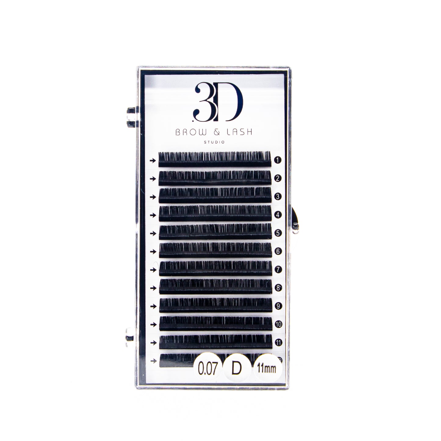 D Curl 3D Volume Lashes /Pestañas Volumen 3D D Curl