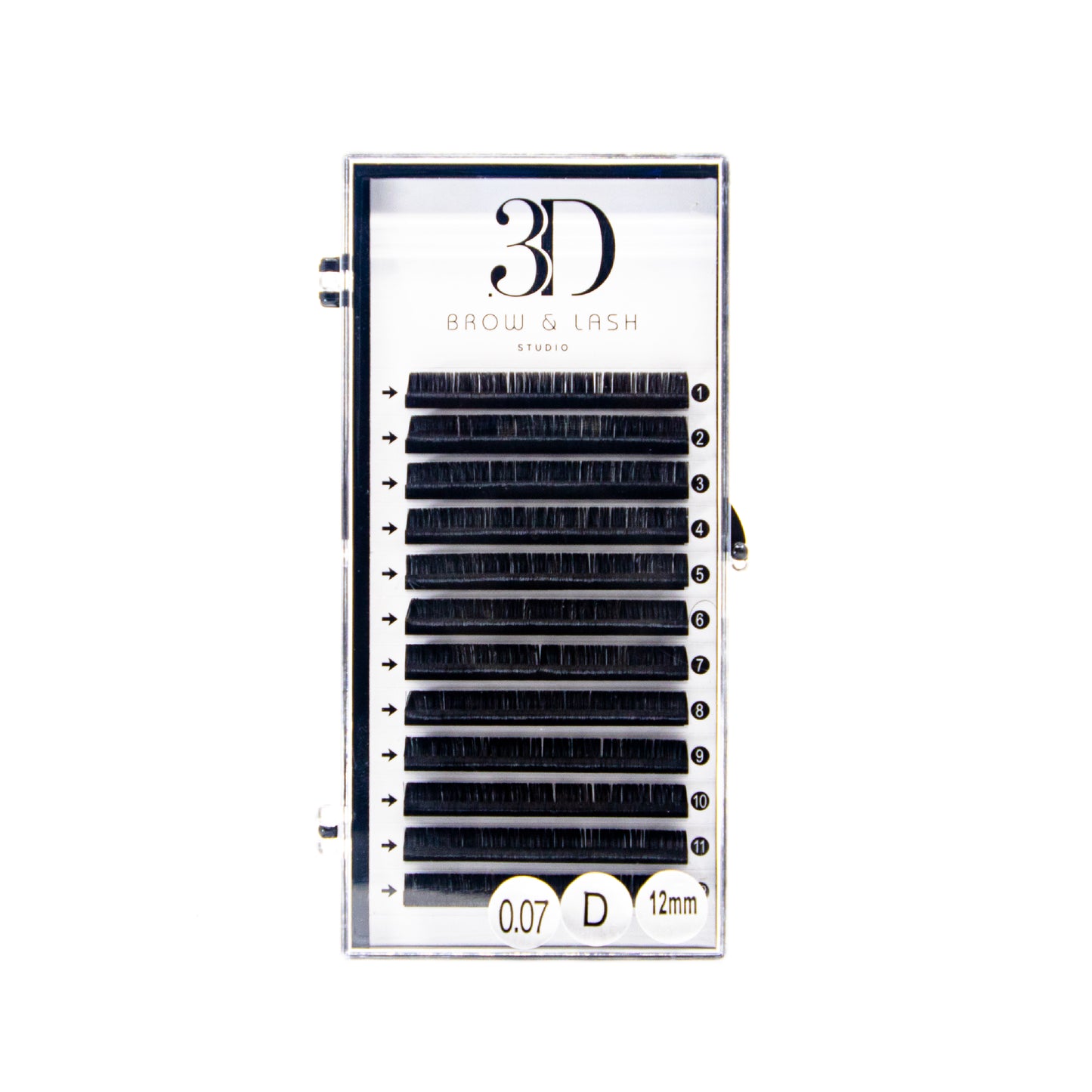 D Curl 3D Volume Lashes /Pestañas Volumen 3D D Curl