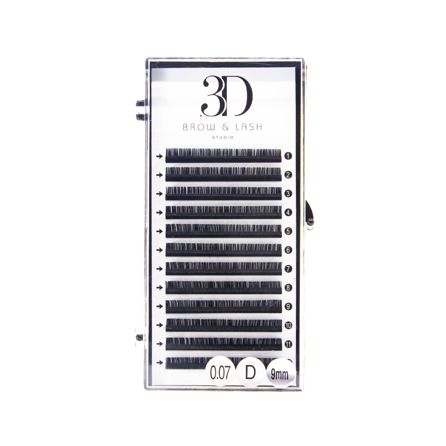 D Curl 3D Volume Lashes /Pestañas Volumen 3D D Curl