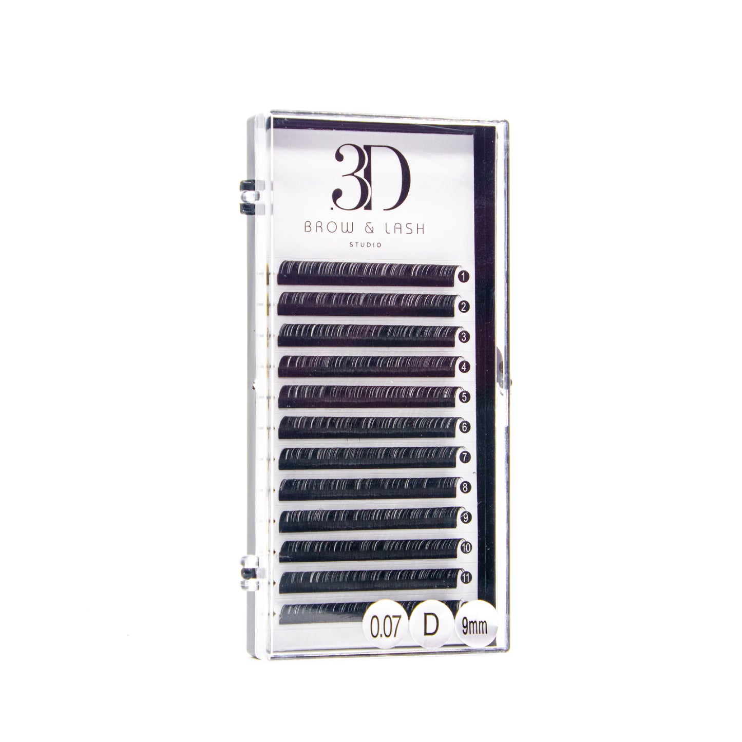 D Curl 3D Volume Lashes /Pestañas Volumen 3D D Curl