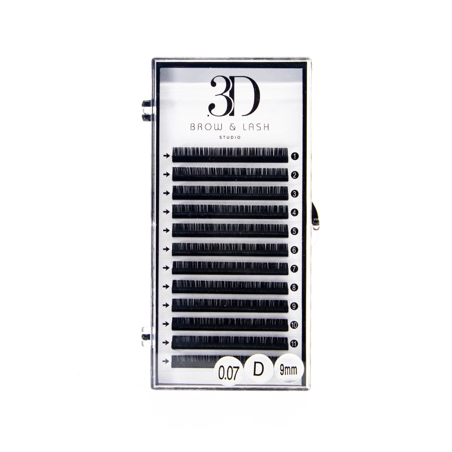 D Curl 3D Volume Lashes /Pestañas Volumen 3D D Curl